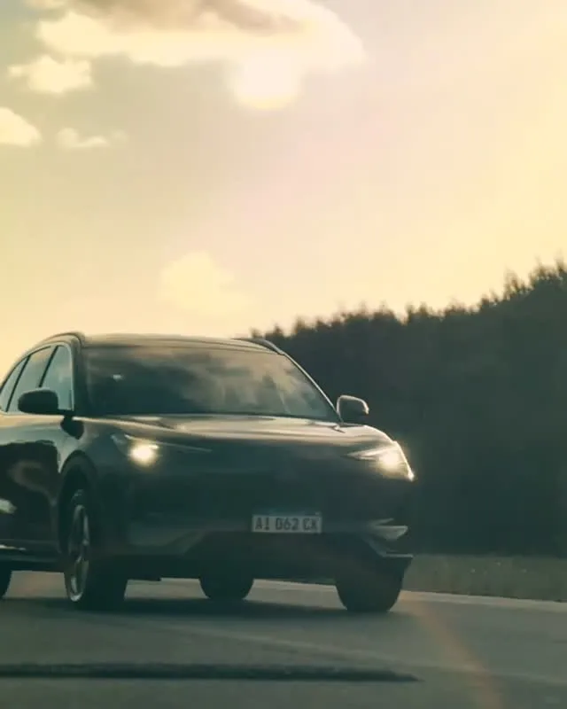 Geely EX5 en movimiento